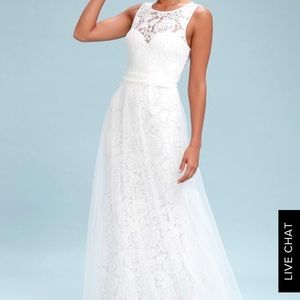 Lulu’s wedding dress.